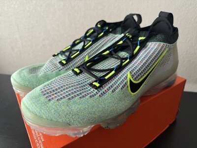 Nike Air VaporMax 2021 Flyknit NN  Volt Photo Blue  DX3368-700 Men s 12 No-Lid
