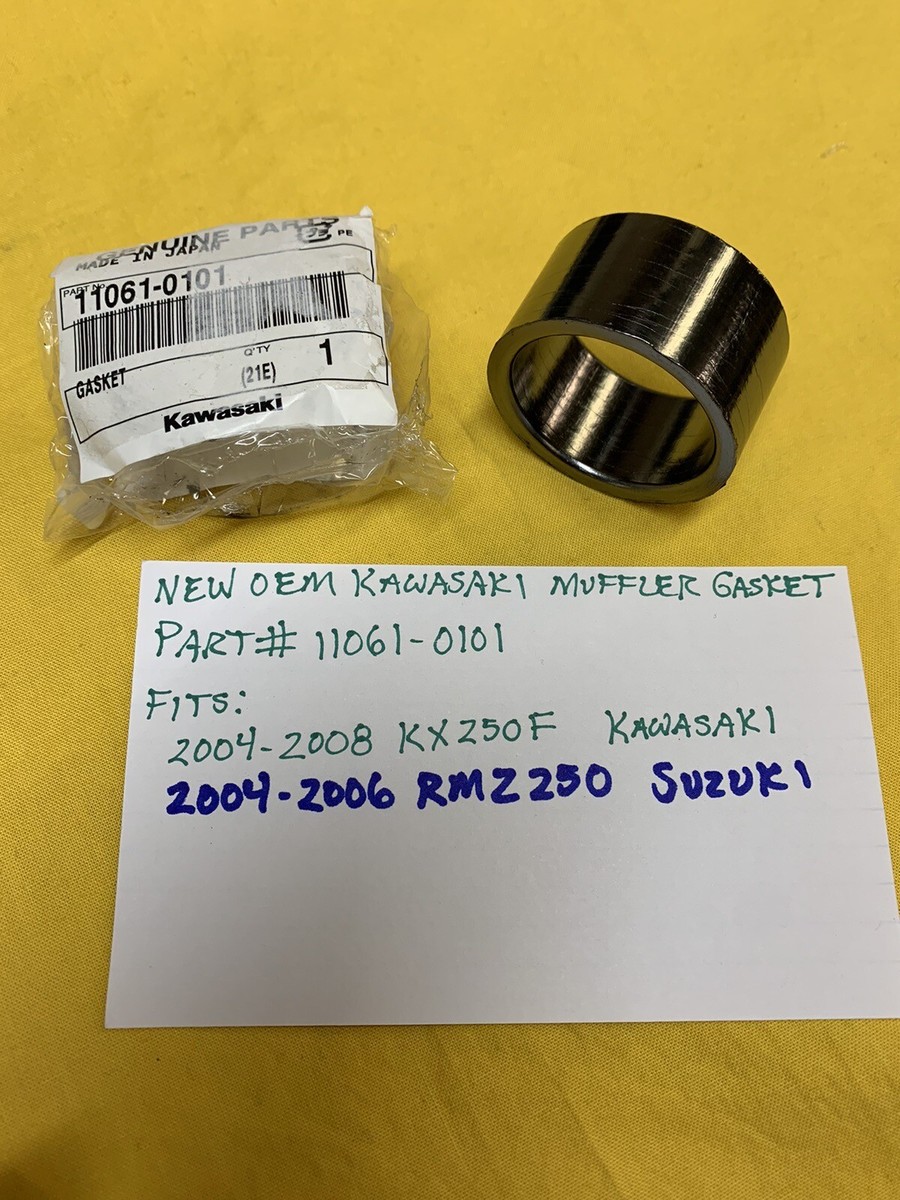 2004-2008 Kawasaki KX250F Muffler Gasket NOS RMZ250 SUZUKI