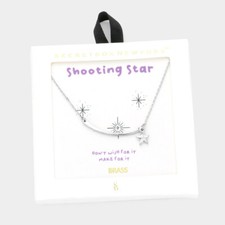 SHOOTING STAR PENDANT NECKLACE