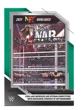2022 Panini NXT Highlights GREEN #37 Cora Jade 2.0 Wrestling WWE Women's Diva