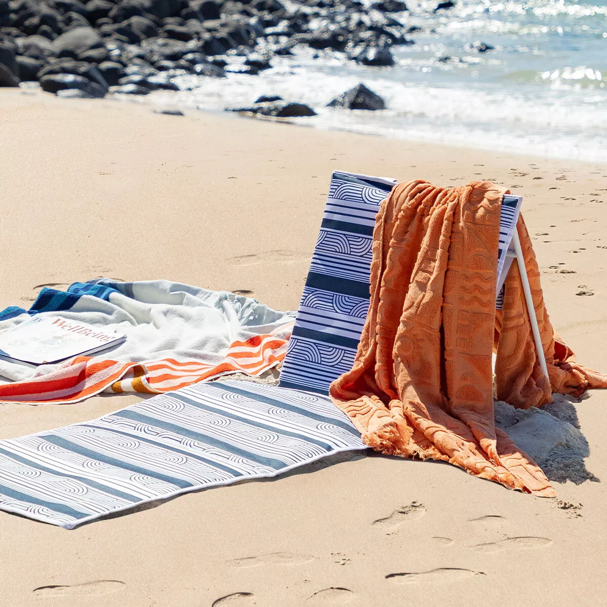 Beach towel with sale pillow