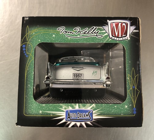 M2 MACHINES AUTO-DREAMS TOM KELLY 1957 CHEVY BEL AIR CONVERTIBLE R41 1:24 SCALE - Picture 7 of 7