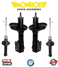 MONROE Front & Rear Shock Strut Assembly Set (4) for 2002-2007 Mitsubishi Lancer