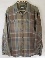 Howler Brothers Bros Harker Flannel Button Down Hunting Work Shirt Men XL Green