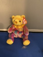 Ty Beanie Babies November the Topaz Birthday Bear Retired New Ships Fast
