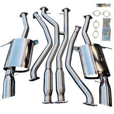 Silencieux d'échappement catback complet inox pour BMW 335i E90 E92 07-10 N54...