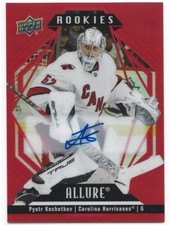 2022-23 Upper Deck Allure Pyotr Kochetkov Red Rainbow Rookie Autograph #108