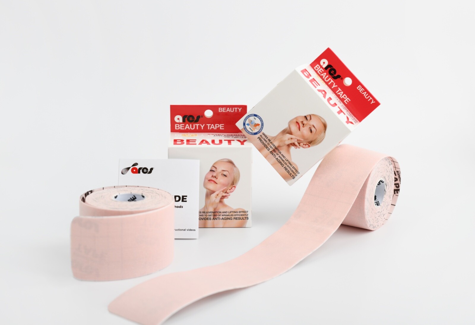 ARES Beauty Face Tape designed for wrinkle smoothing effect 2.5 cm x 5m