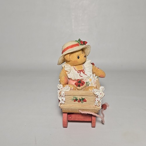Cherished Teddies 202991 Diane I Picked The Beary Best For You" Strawberry Wagon - Imagen 8 de 12
