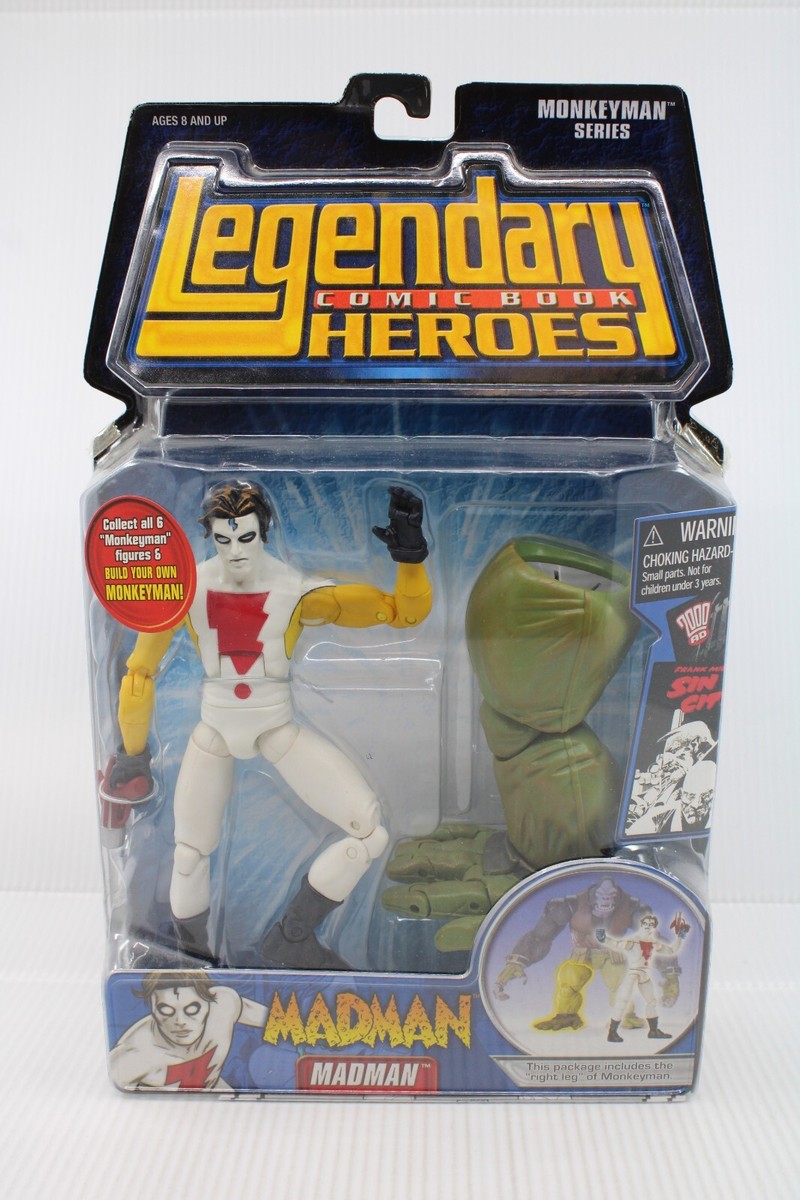 Man IDOME、Labo、BREAKOUT、SERIOUSまとめ売り D1 Legendary Heroes Action Figure Madman Build A BAF Monkeyman