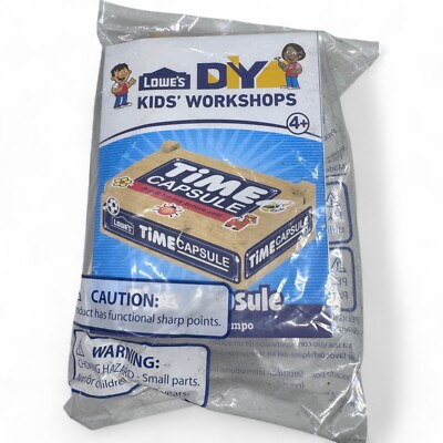 Lowe's DIY Kids Workshop Time Capsule Kit, Build & Grow w/ Patch