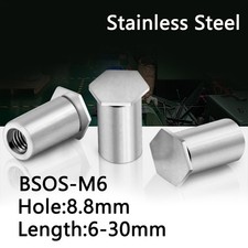 M6*6-30mm Rivnuts Threaded Nutserts Knurled Rivet Nuts Stainless Steel Blind