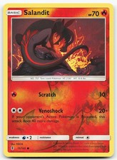 Pokemon Salandit 15/145 Guardians Rising Common Reverse Holo NM