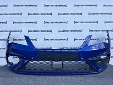 SEAT LEON CUPRA FR MK3 LIFT HATCHBACK 2017-2019 FRONT BUMPER 4 PDC GENUIN [O660]