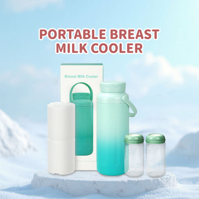 22oz Portable Breast Milk Cooler Bottle-Milk Cooler for Breastmilk 24H+ Cooling