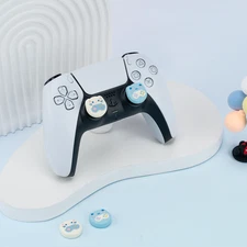 GeekShare Thumb Stick Grip Caps Joystick Cap for PS5 PS4 Controller Game Cat