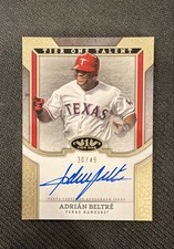 2024 Topps Tier One - Tier One Talent Autographs Adrian Beltre #T1TA-AB /49 (AU)