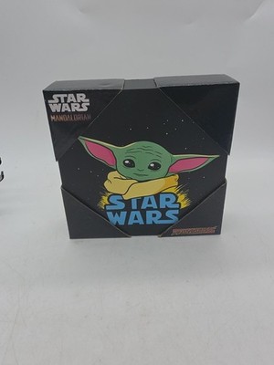 Star Wars Mandalorian Baby Yoda 6x6 Shadow Box Block Art New Wall Decoration