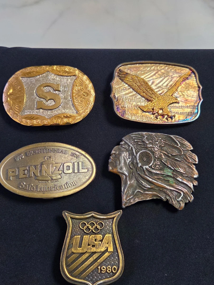 Award Design Medals In Collectible Western Americana Belt  display picture 3