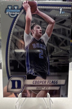 2024-25 Bowman University Chrome Cooper Flagg #16 Duke Blue Devils 1st Bowman