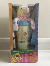 TY BEANIE BABY BITS THE BEAR  IN BBOC WELCOME PACK SEALED MUG STICKERS MARKERS