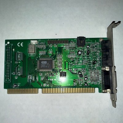 ESS BTC 1853L 16-Bit ISA Sound Card ES1868F AudioDrive Chip w/ Game Port - 1857L