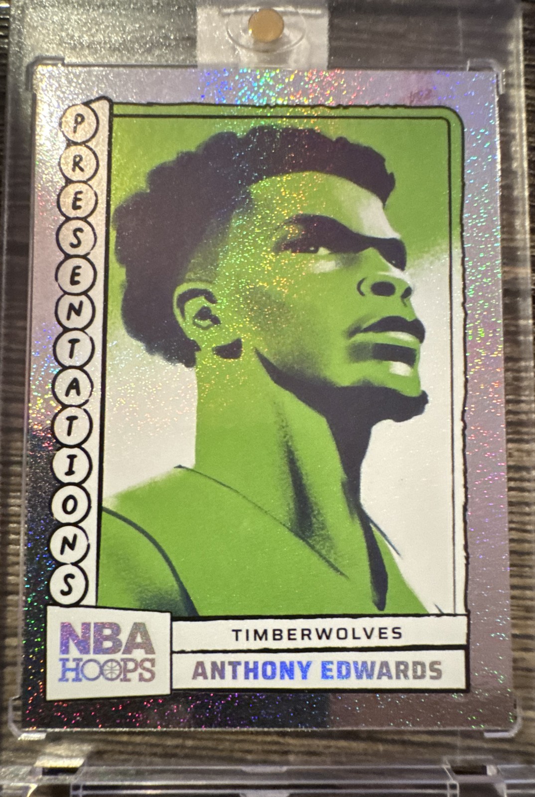 2024-25 Panini Nba Hoops - Presentations Anthony Edwards #7