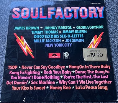 Soul Factory 1978 German Polydor Vinyl Lp 2413 301 Soul compilation