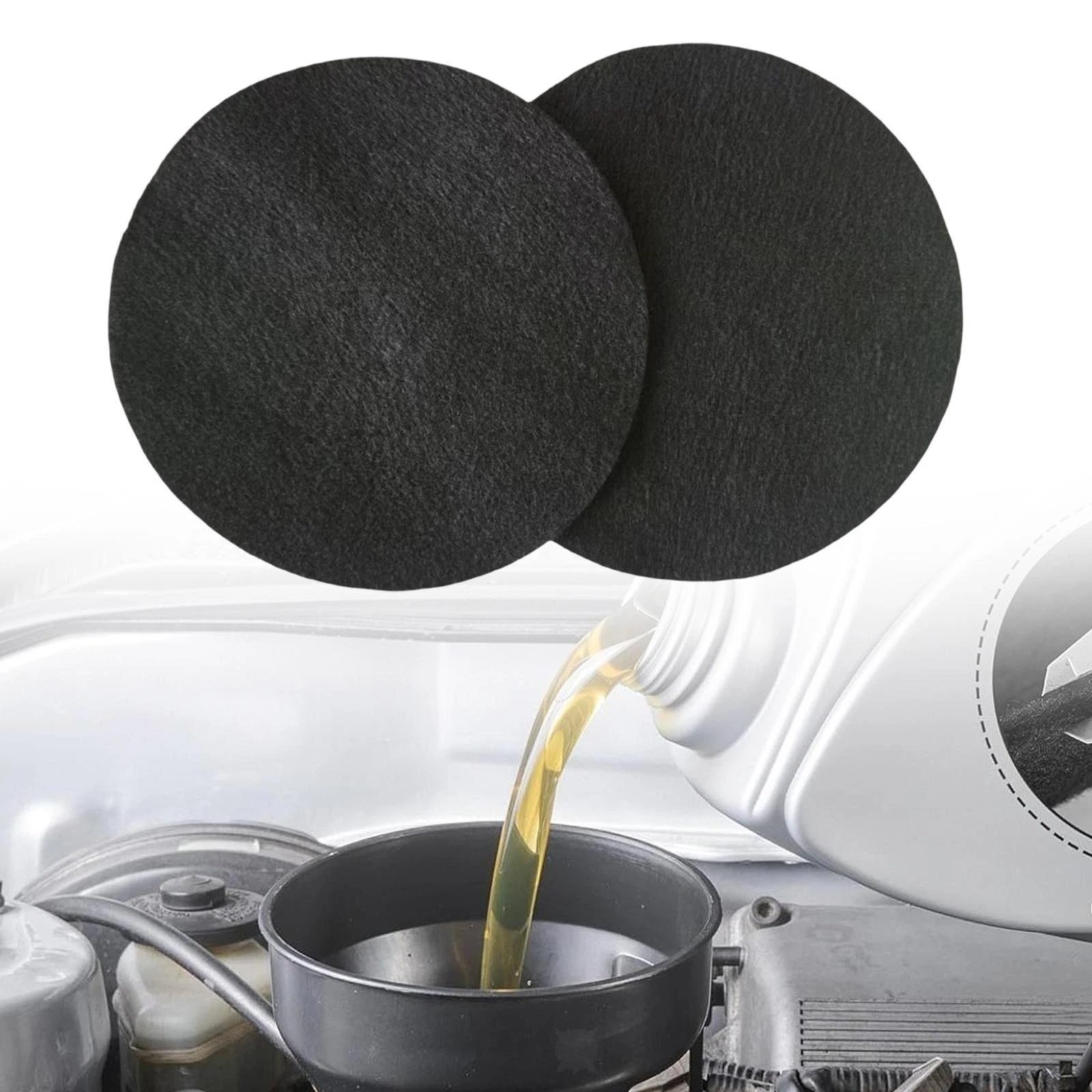 Oil Drain Splash Pads Multipurpose Premium Poly Material Oil Spill Prevent Mat