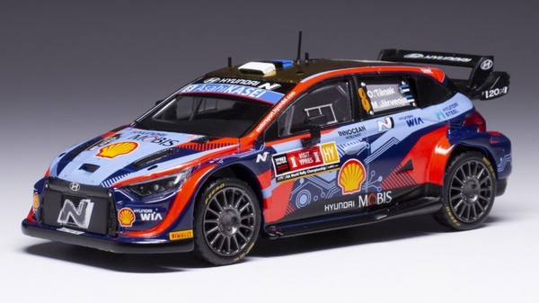 Ixo Model Hyundai I20 N Wrc N.8 Ypern Rally 2022 Tanak/Jarveoja 1:43-image