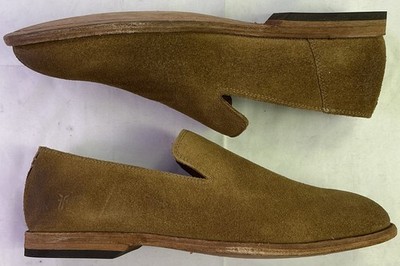 Frye Men's Chris Venetian Leather Slip On Loafers-Ash Tan-Size: 9 D