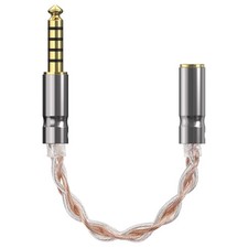 Geekria 4N OCC 4.4MM Balanced Male to 2.5MM Balanced Female Adapter Cable