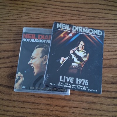 Neil Diamond DVD Lot: Hot August Night/NYC & Live 1976 Australia - BRAND NEW