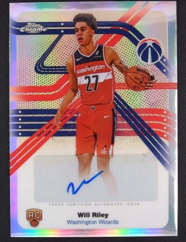 2025 Topps Chrome Will Riley Next Stop Signatures (RAW)