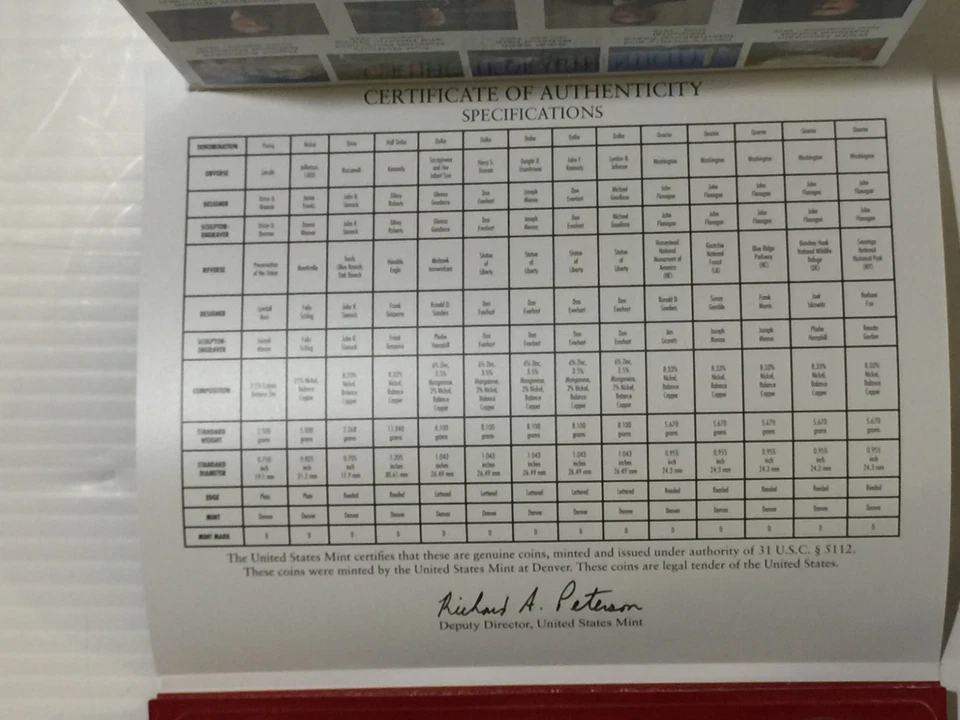 2015 S UNITED STATES MINT PROOF SET WITH COA - Denver only - Image 3 of 4