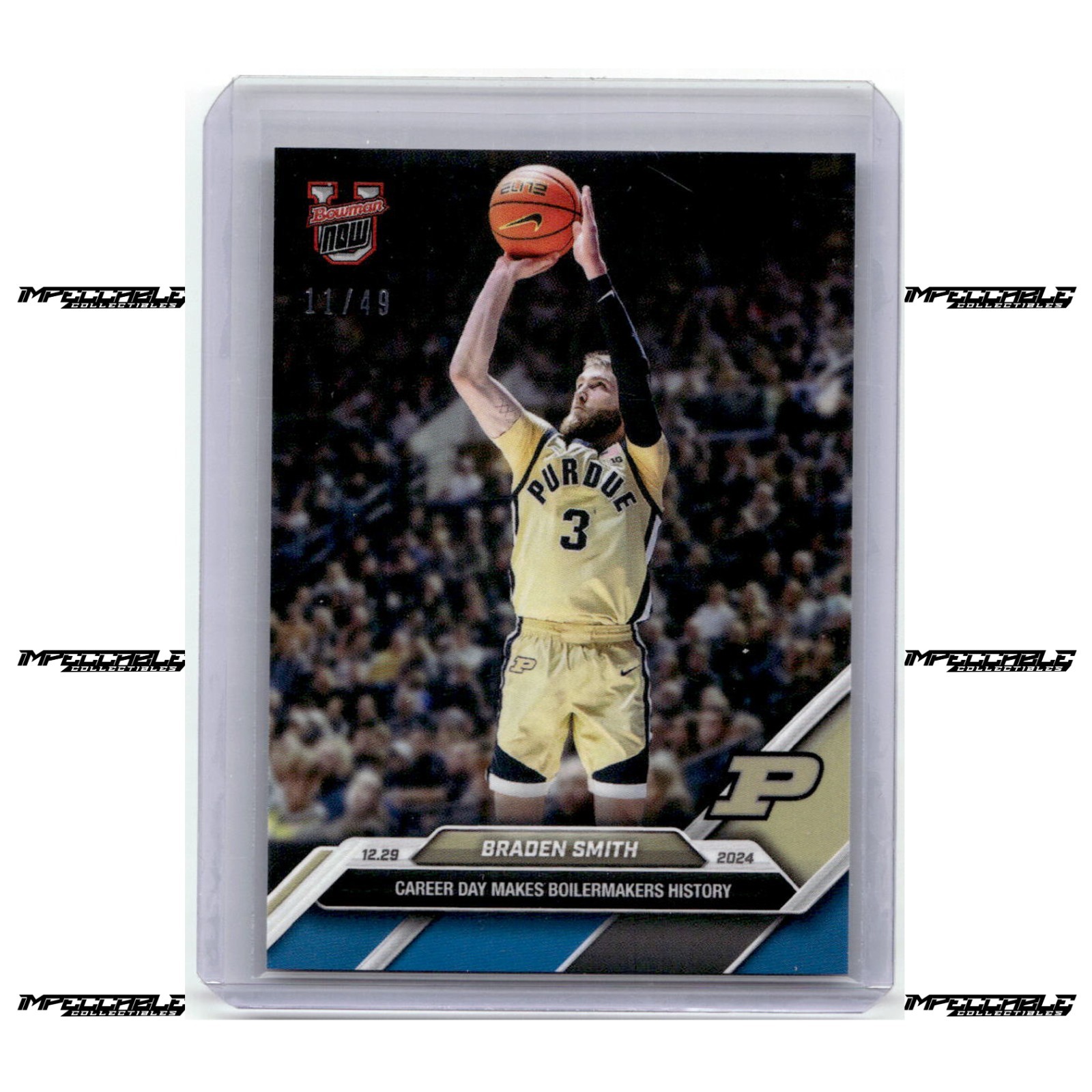 2024-25 Bowman U Now - Blue #36 Braden Smith Rookie /49 Career Day