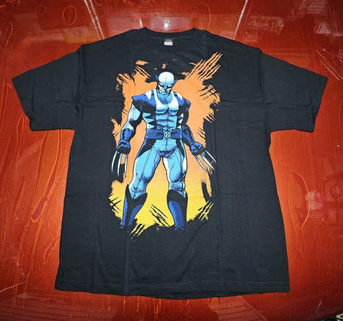 Vintage 07 Wolverine Pose X-Men Marvel Comics Mad Engine T-Shirt XL Deadstock