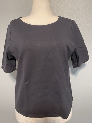Quince Sustainable Blue Top Capsule Wardrobe Staple Minimalist Eco Large NWT