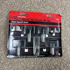 Craftsman 9 26362 7pc. Router Bit Starter Set Only 3 Bits Have Been Used