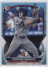 2023 Bowman Draft Sky Blue 266/499 Christian Knapczyk #BD-180 jg5