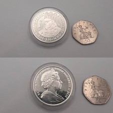 $10 British Virgin Island 925 Silver Coin - Elizabeth II-Henry IV