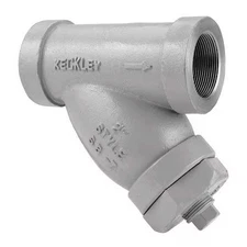 Keckley 11/25Thy-Cs045p34-Gti-Sb7 Y Strainer, 1-1/2" Pipe, Threaded, Carbon