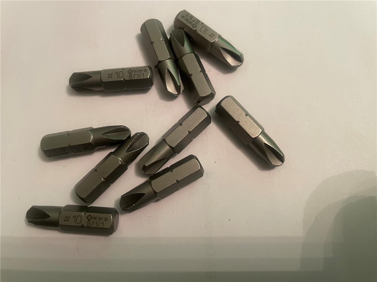 Wera 871/1 Torq-Set Mplus Bit 10x25mm for TORQ-SET® screws. Quantity 10