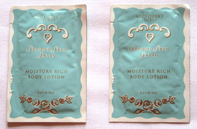 Victoria's Secret Second Skin Satin Moisture Body Lotion Samples - Azurine (2)