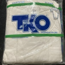 Vtg Nos Nip 80s90s Tko Crew Neck T-shirts 3 Pack Large 42-44 Usa Made Free Ship Vtg Nos Nip 80s90s Tko Crew Neck T-shirts 3 Pack Large 42-44 Usa Made Free Ship