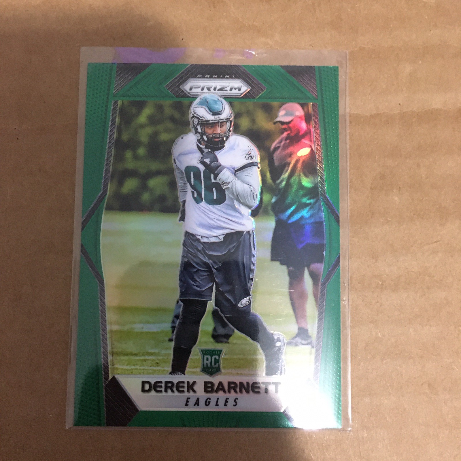 Derek Barnett Panini Prizm #292 Green
