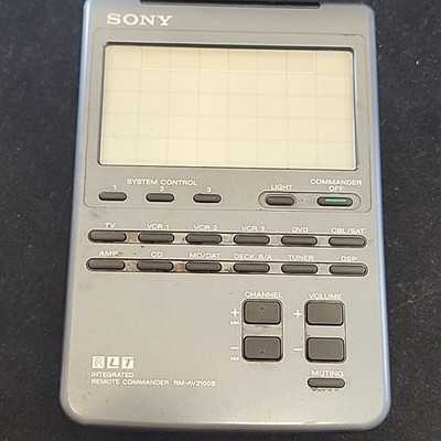 TESTED SONY RM-AV2100B LCD Universal Integrated Remote Commander 