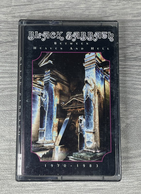 Rare Black Sabbath Between Heaven & Hell, Cassette Tape, RAW MC 104, Play Tested