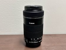 Canon EF-S 55-250mm f/4.0-5.6 IS Lens for sale online | eBay