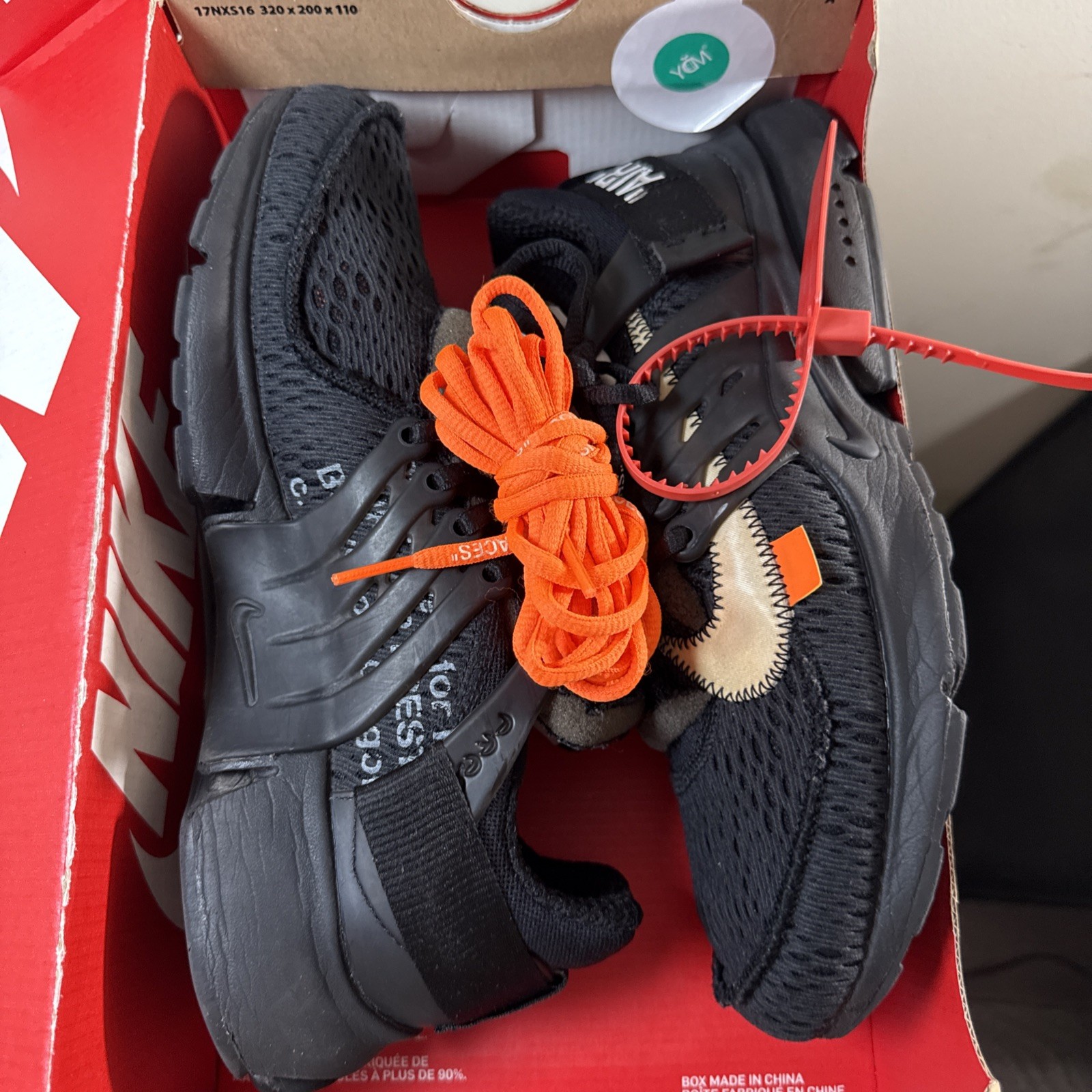 OFF WHITE X NIKE Taglia 8 Nike Air Presto x Off White Low Black **MOLTO PULITE**[PREZZO RUBATO]